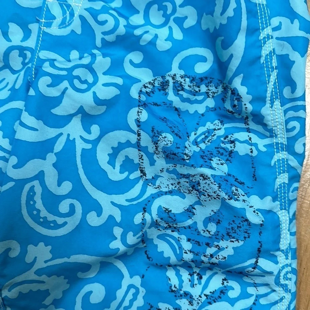 Land’s End kids boys Hawaiian Swimwear Suit with Trunks, M 10/12